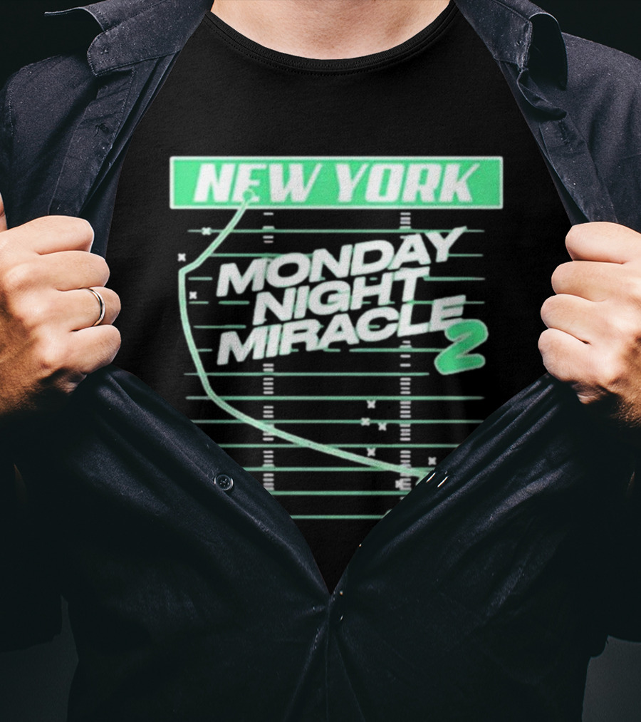 New York Monday Night Miracle 2 9/11/23 22-16 T-Shirt