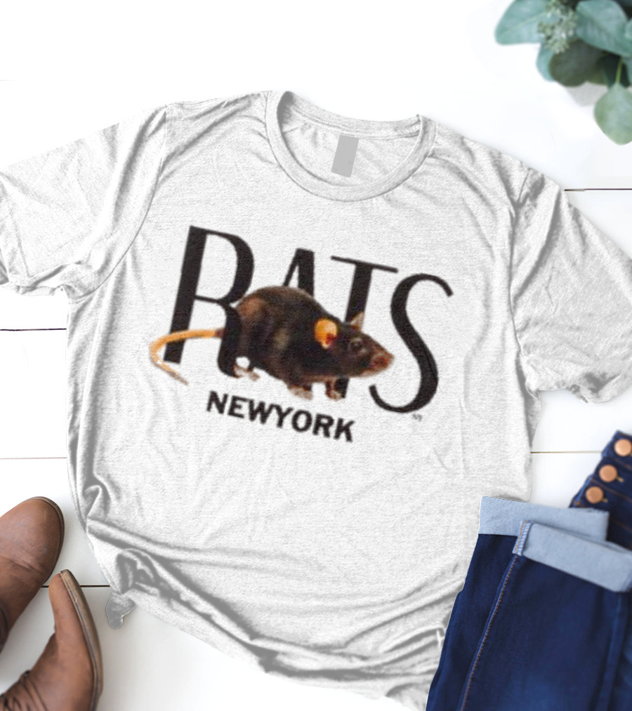 At The Moment X Highsnobiety New York Rats Graphic Rat Image T-Shirt