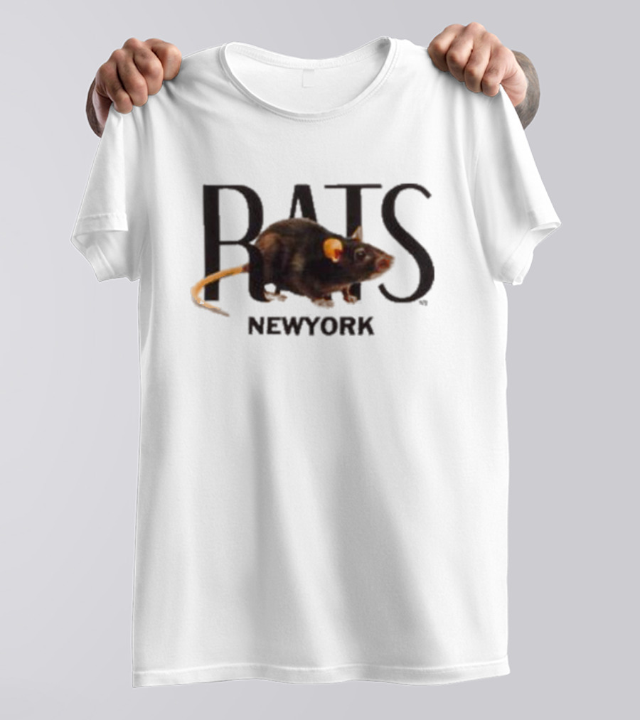 At The Moment X Highsnobiety New York Rats Graphic Rat Image T-Shirt