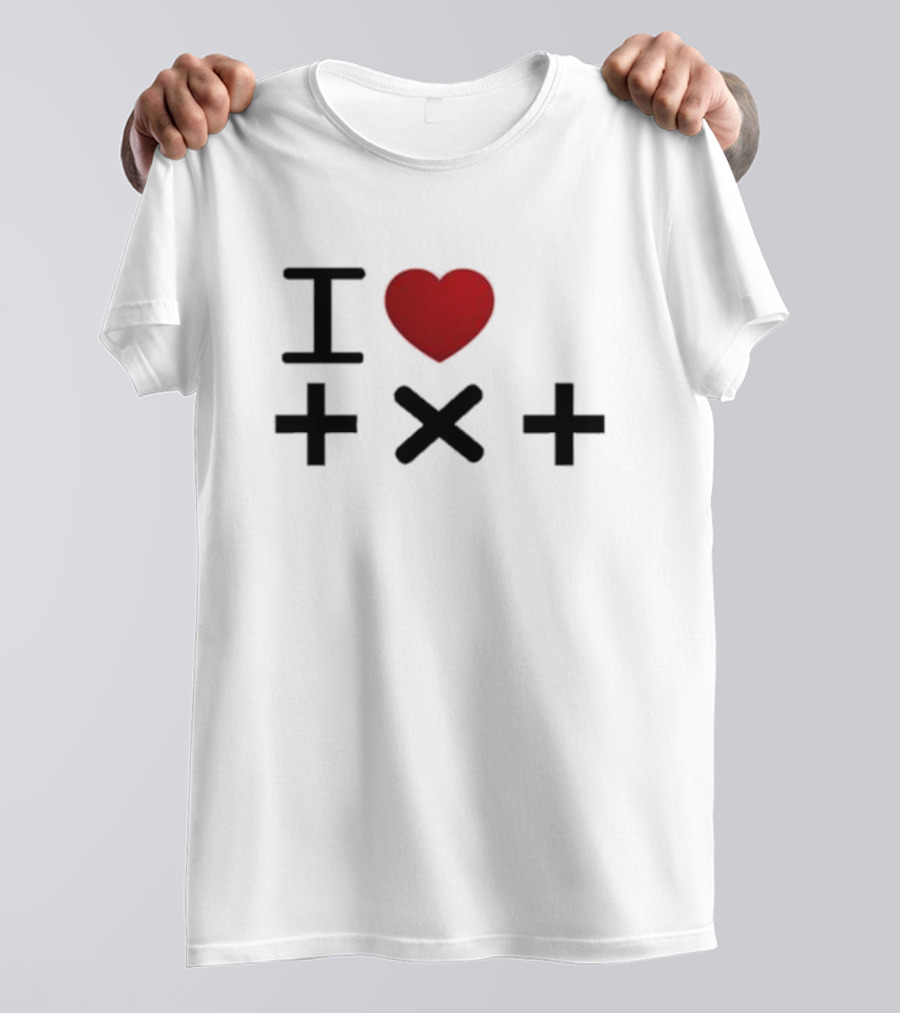Coi Leray I Heart +x+ Black Red Heart T-Shirt
