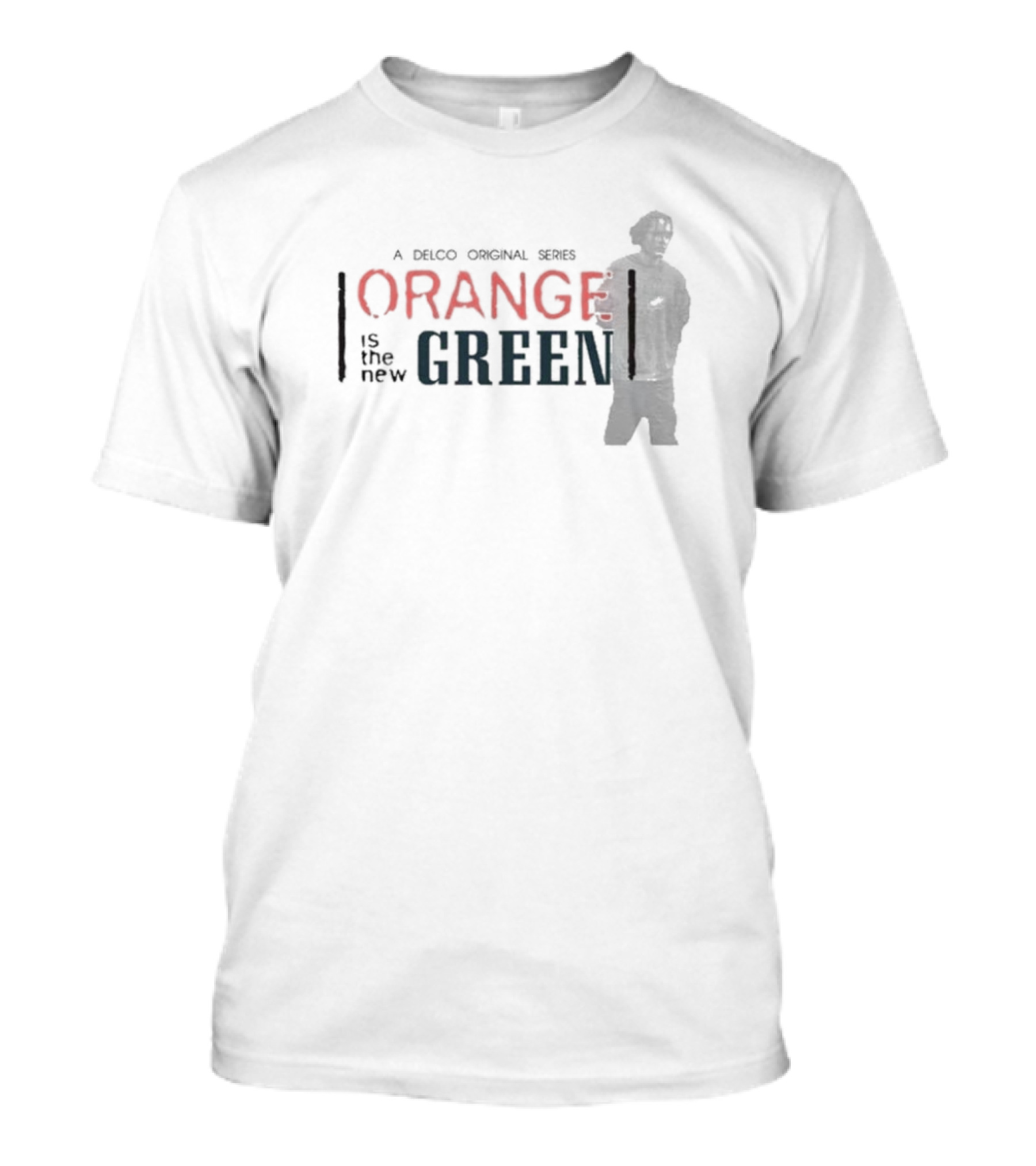 A Delco Original Series Orange Is The New Green Eagles Eagles Delco Criminal Captured T-Shirt