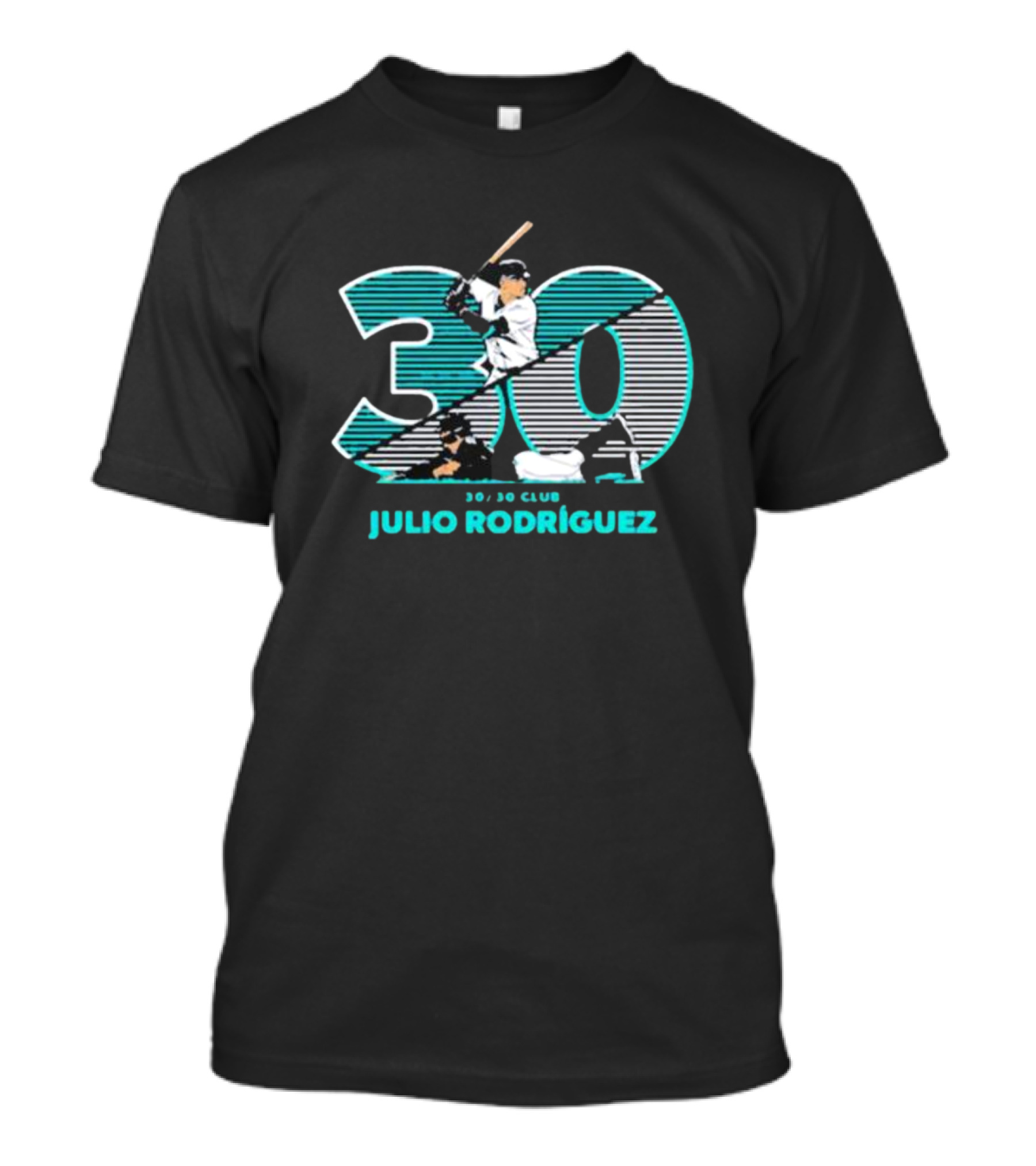 Seattle Baseball 30/30 Club Julio Rodríguez T-Shirt