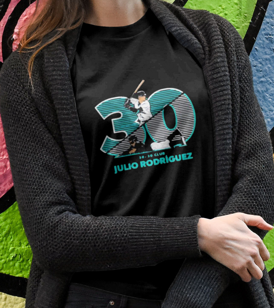 Seattle Baseball 30/30 Club Julio Rodríguez T-Shirt