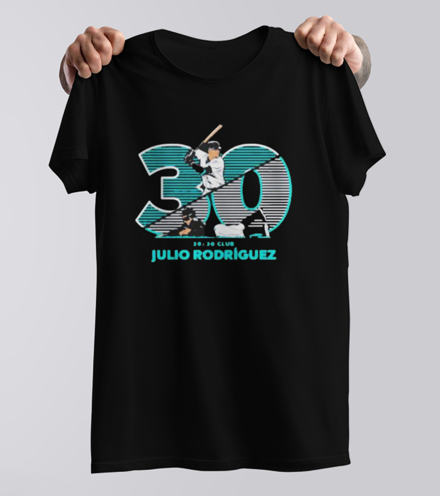 Seattle Baseball 30/30 Club Julio Rodríguez T-Shirt