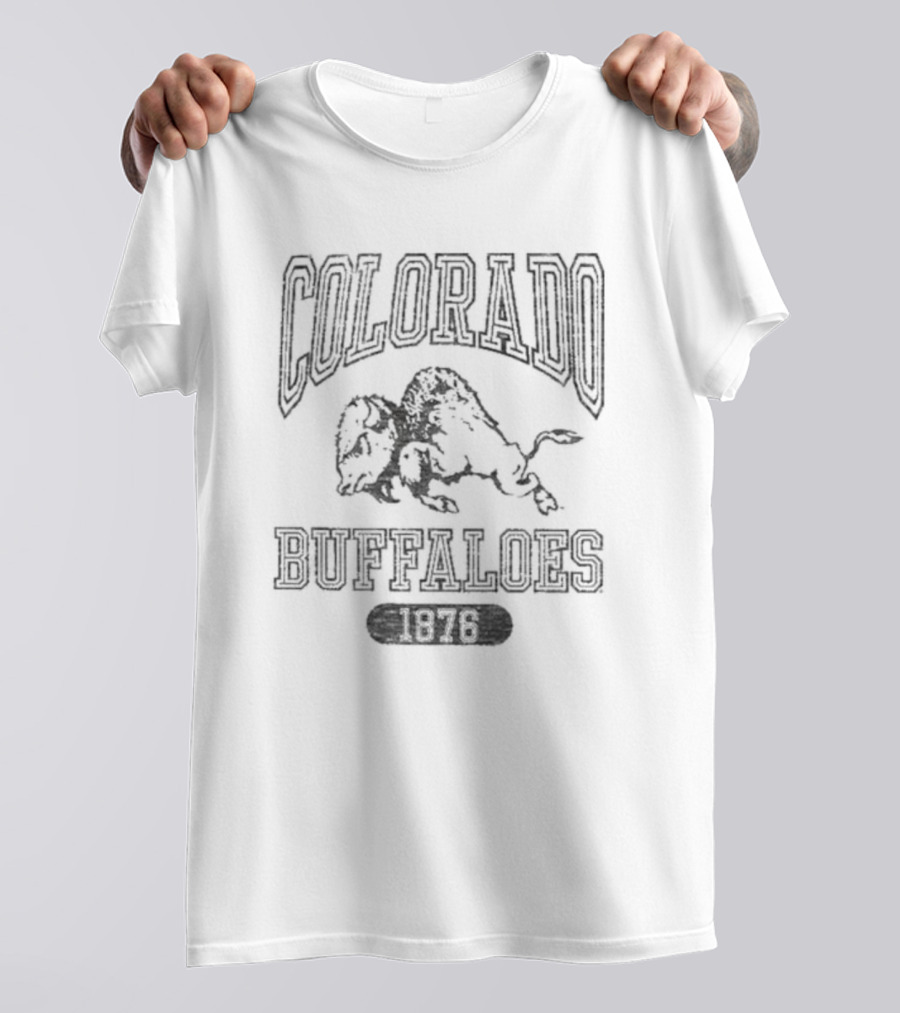 Colorado Buffaloes 1876 Line Press Vintage ’47 Franklin T-Shirt