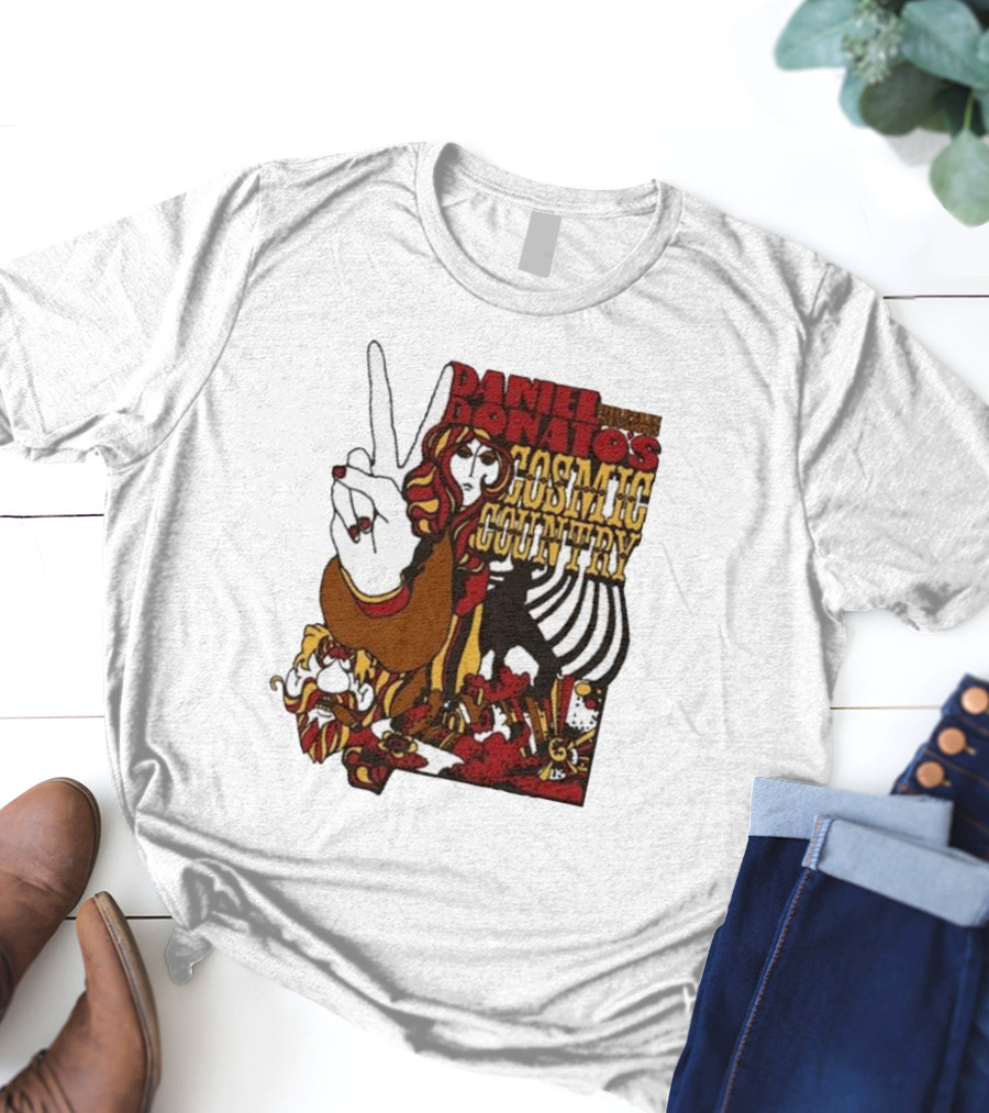 Daniel Donato’s Cosmic Country Relix Session Psychedelic Peace Sign T-Shirt