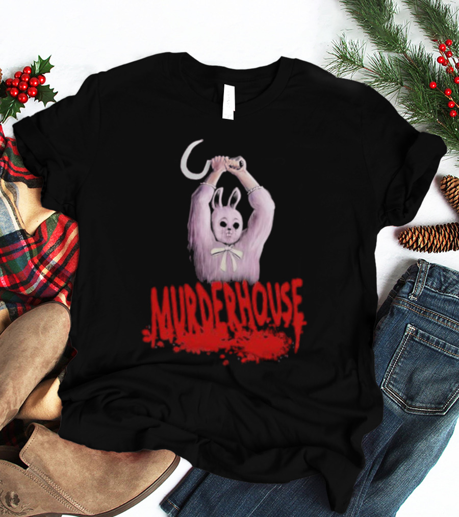 Puppet Combo Murder House Chungus Rabbit With Scythe T-Shirt
