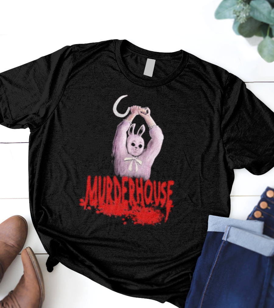 Puppet Combo Murder House Chungus Rabbit With Scythe T-Shirt