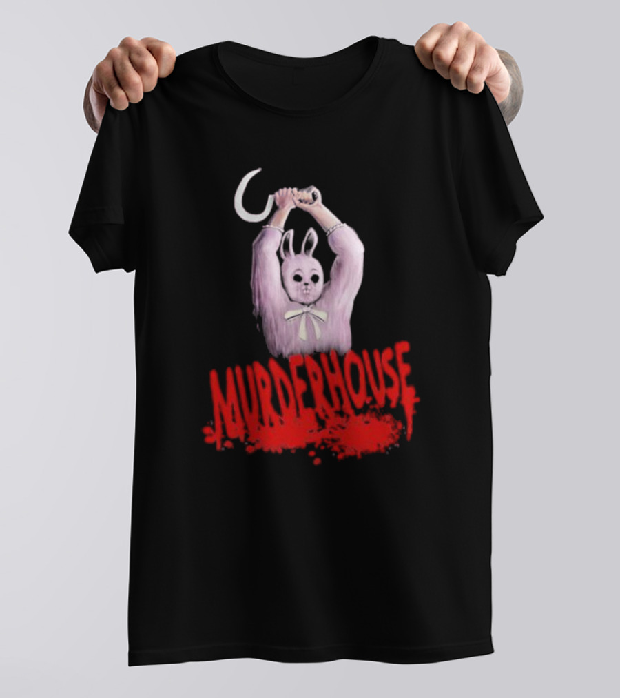 Puppet Combo Murder House Chungus Rabbit With Scythe T-Shirt