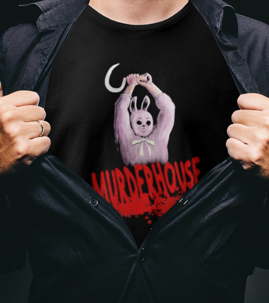 Puppet Combo Murder House Chungus Rabbit With Scythe T-Shirt