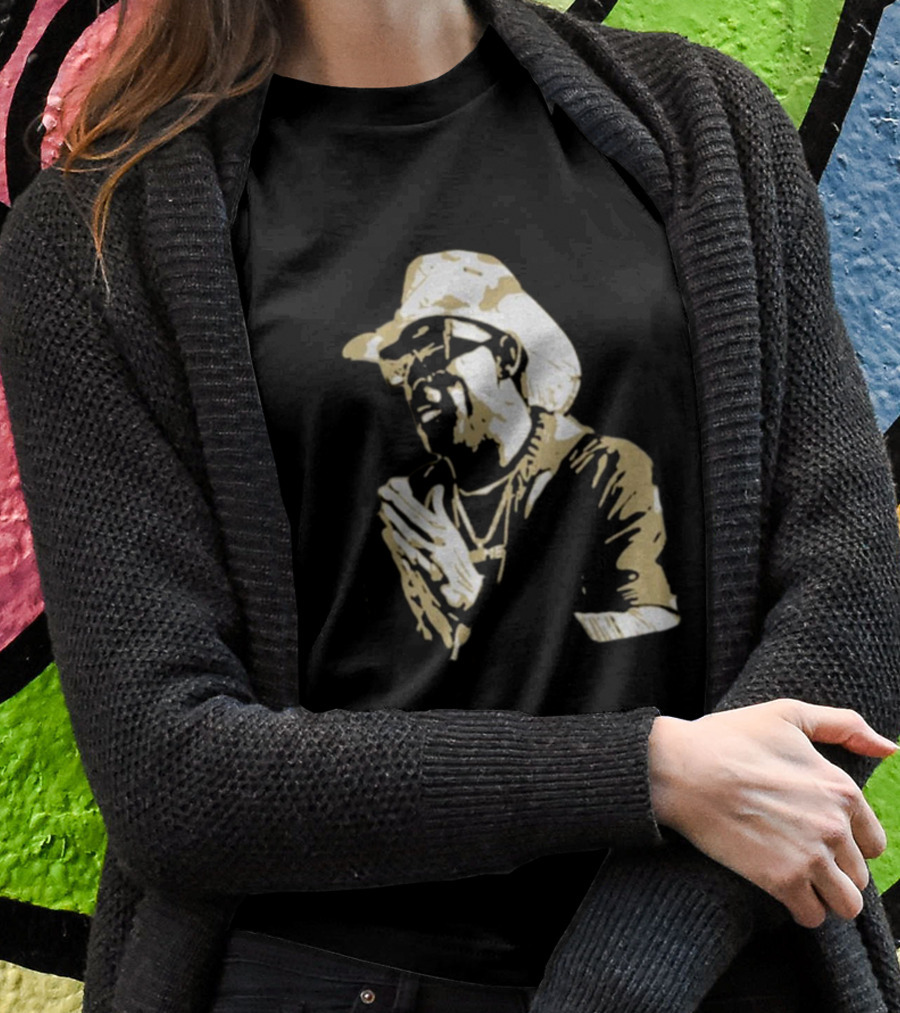 Deion Sanders Coach Prime Colorado Football Fan Iconic Cowboy Hat Clapping T-Shirt