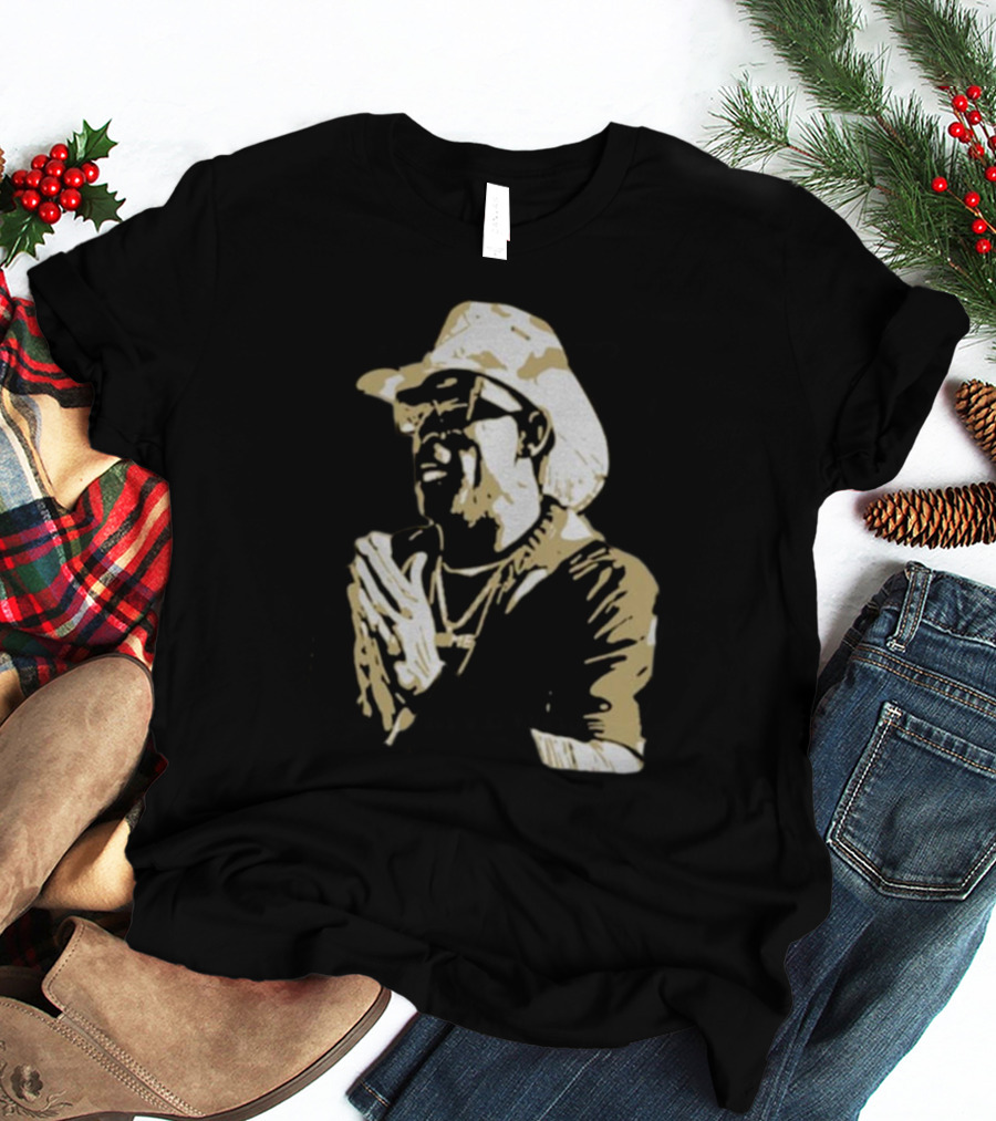 Deion Sanders Coach Prime Colorado Football Fan Iconic Cowboy Hat Clapping T-Shirt