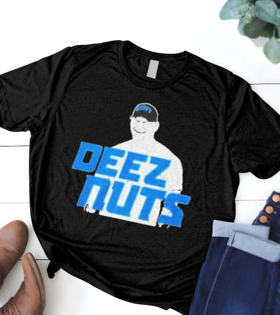 Dan Campbell Deez Nuts Detroit Lions Fan T-Shirt