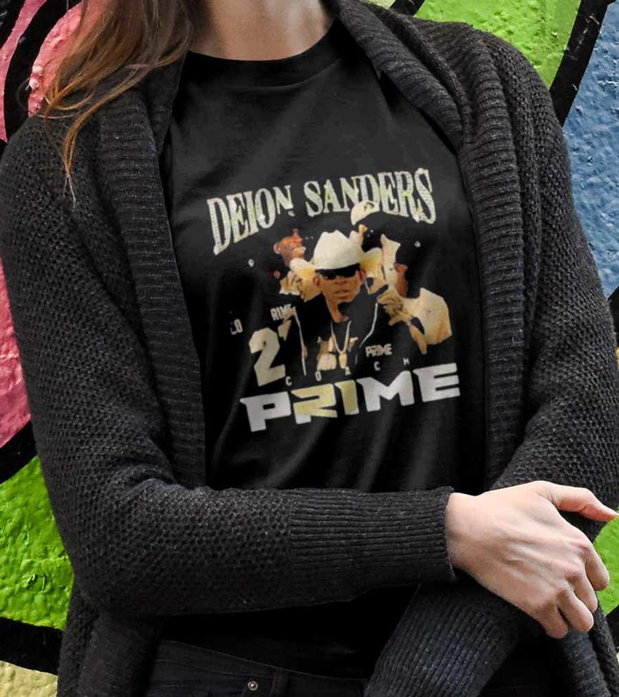 Deion Sanders Coach Prime 21 Football Legend Iconic T-Shirt