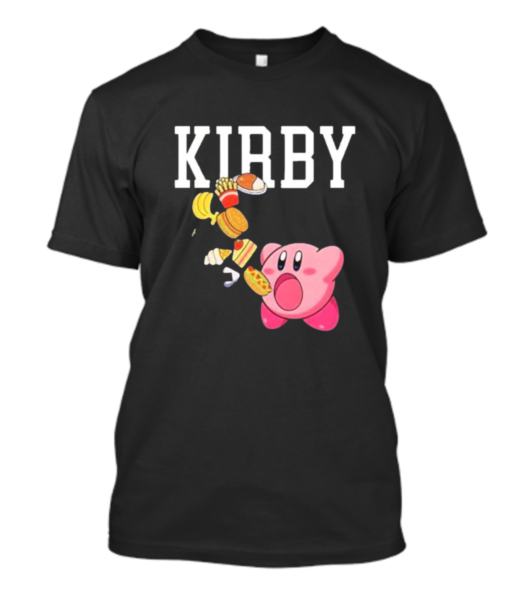KIRBY Inhales Iconic Food For Power Up T-Shirt