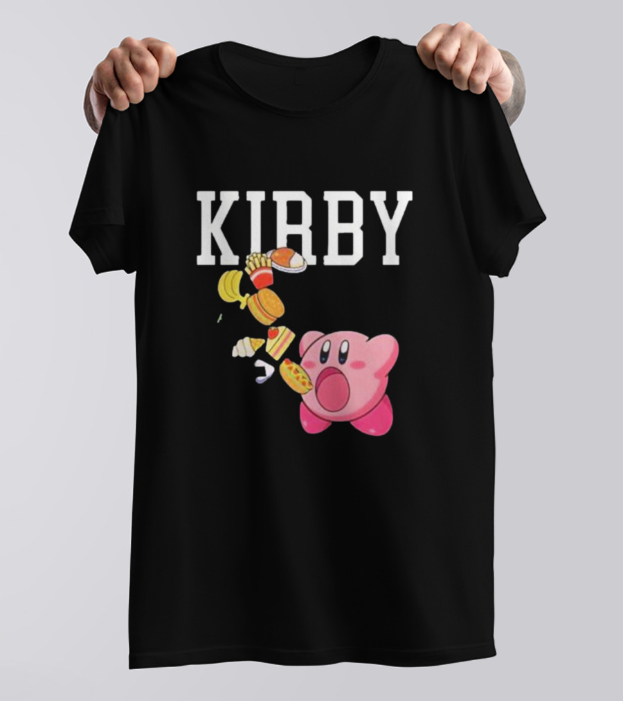 KIRBY Inhales Iconic Food For Power Up T-Shirt