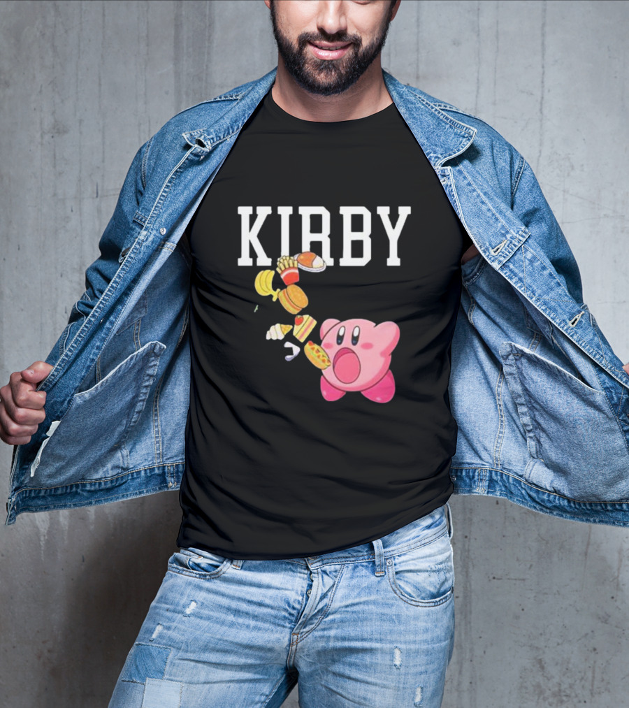 KIRBY Inhales Iconic Food For Power Up T-Shirt