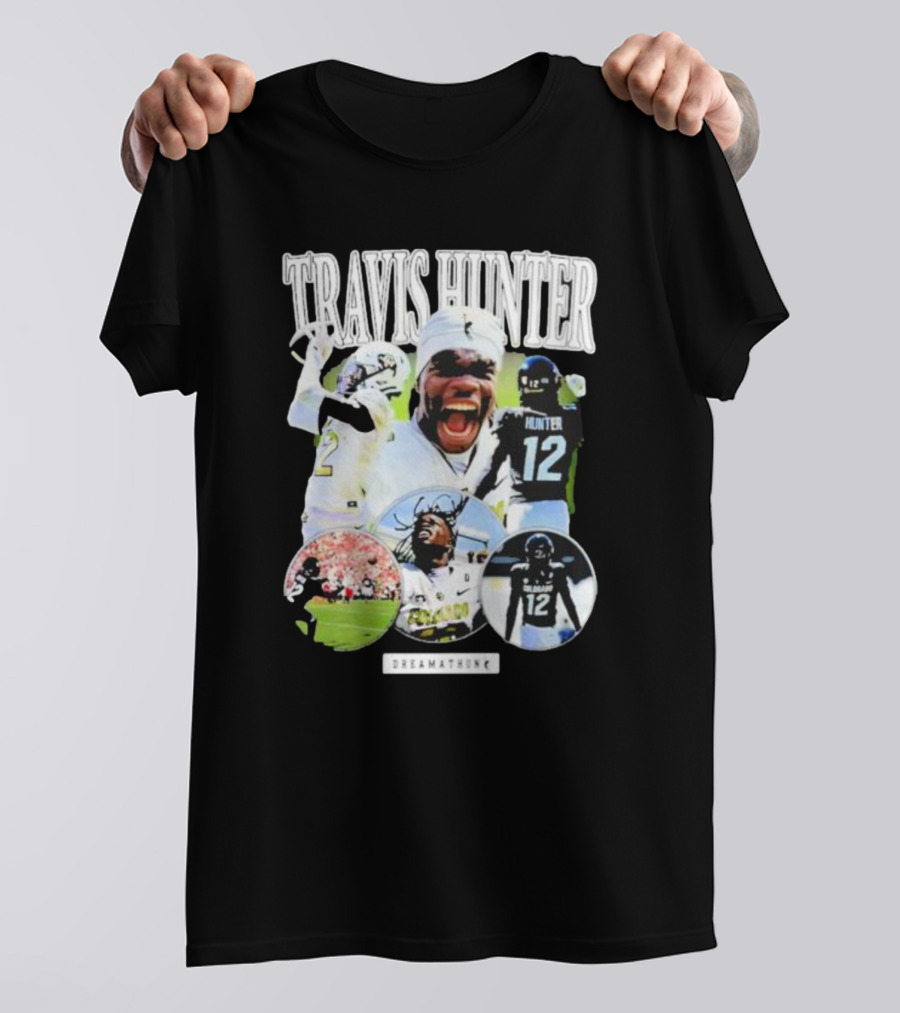 Travis Hunter Football Dreamathon Performance Highlights T-Shirt