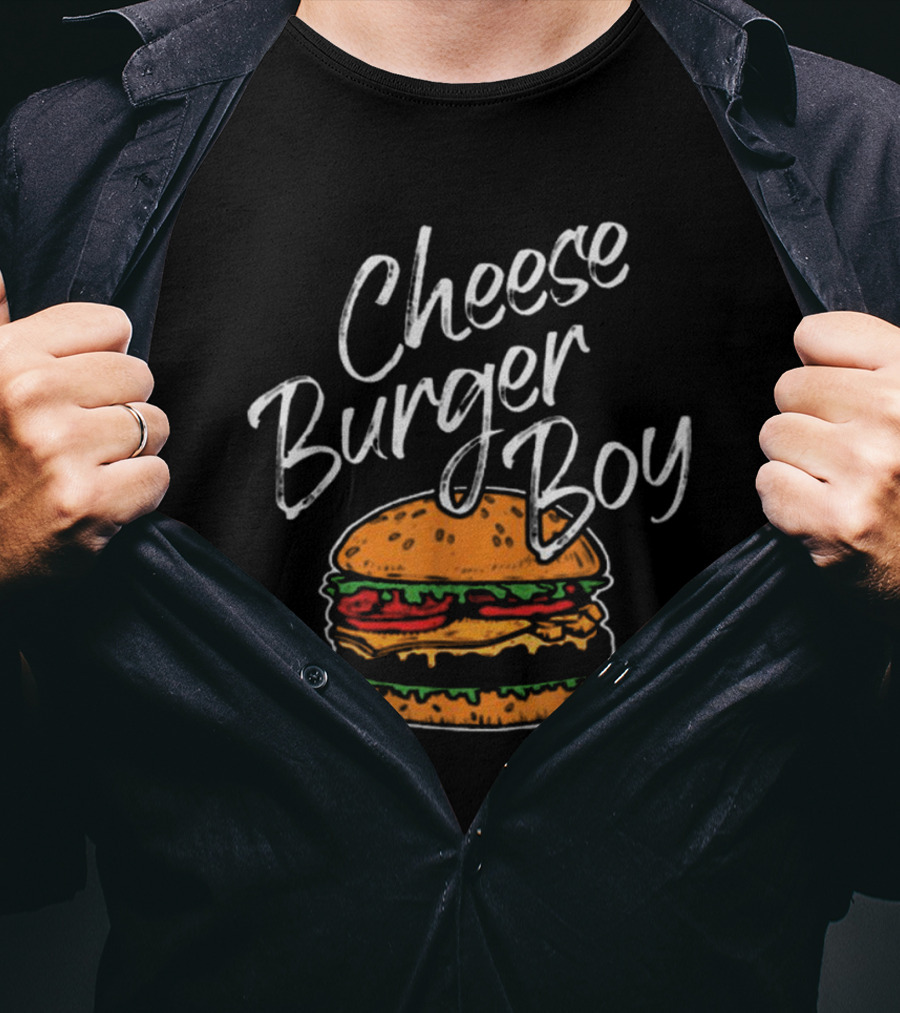 Cheeseburger Boy National Cheeseburger Day Classic Cheeseburger Enthusiast T-Shirt