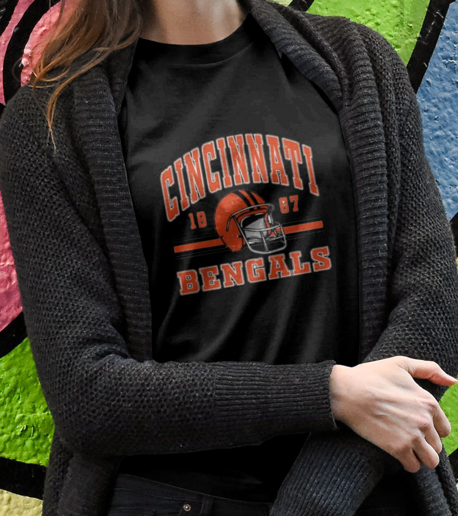 Cincinnati Bengals 1967 Football Helmet T-Shirt