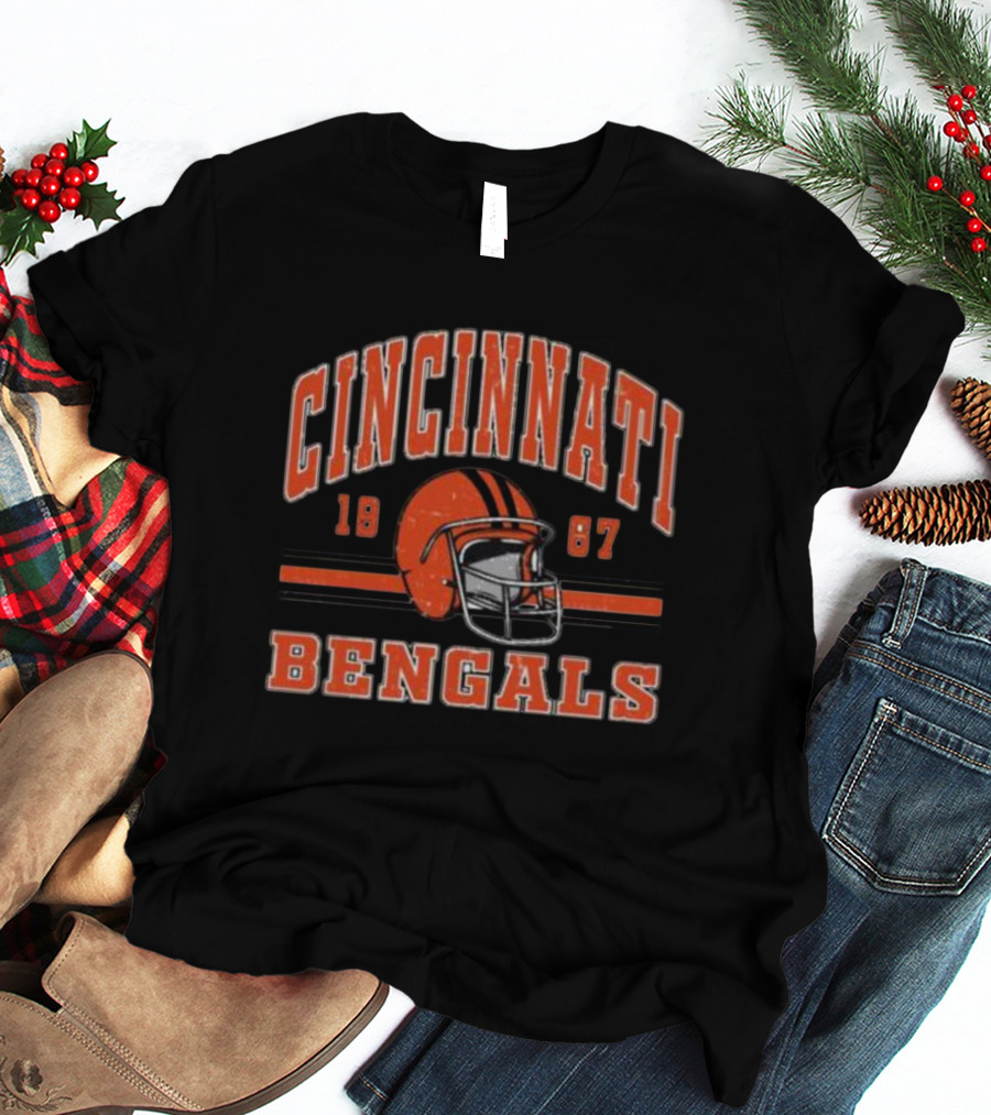 Cincinnati Bengals 1967 Football Helmet T-Shirt