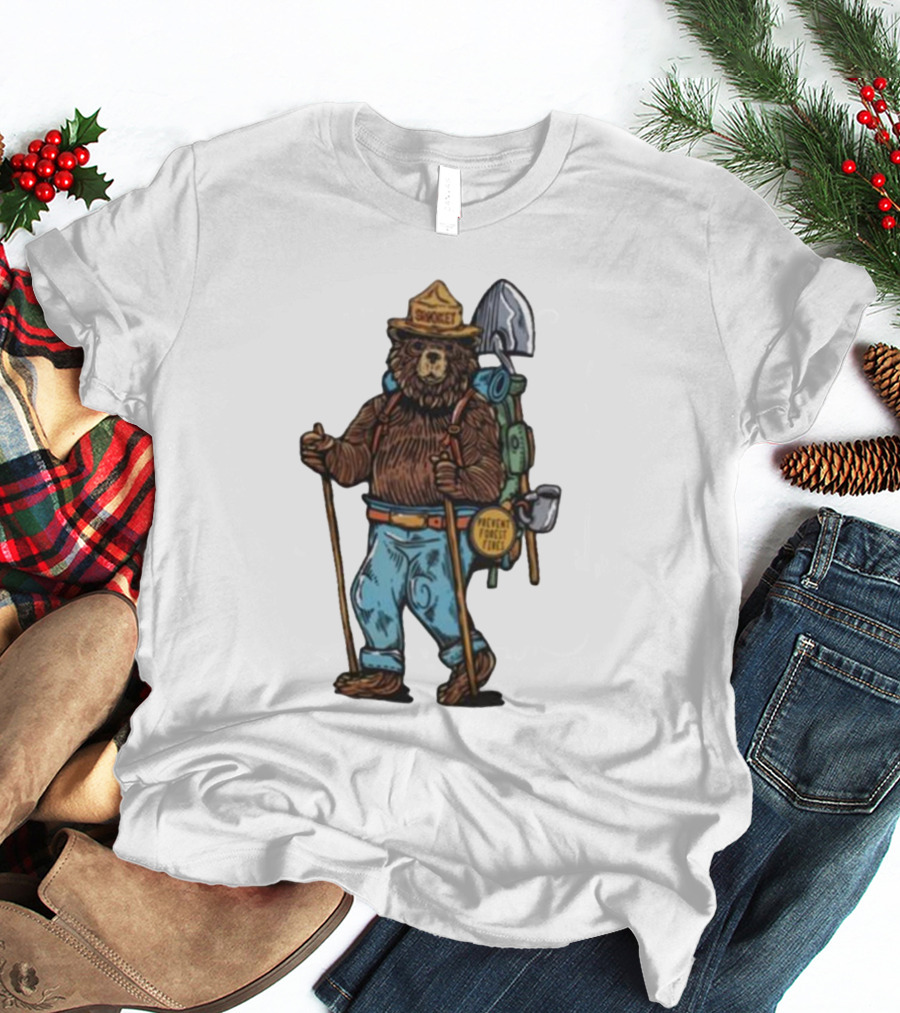 Smokey Bear Prevent Forest Fires Cartoon T-Shirt