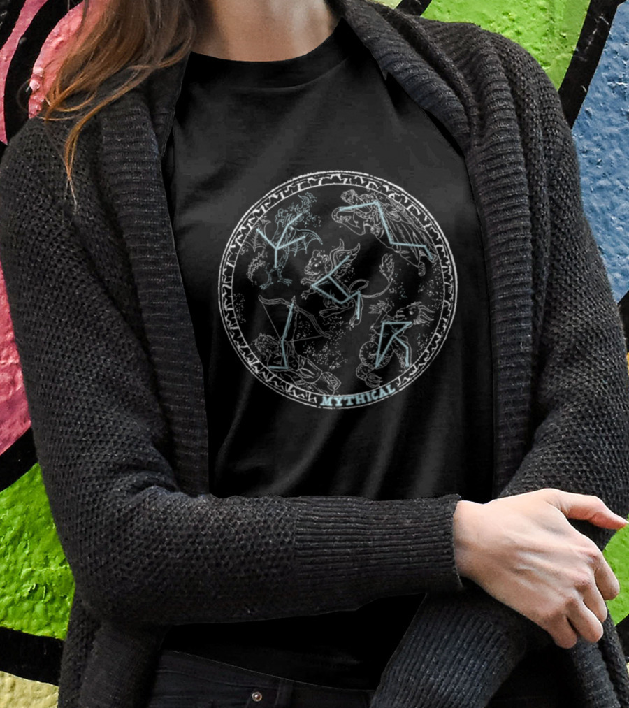 Mythical Celestial Creatures Constellation T-Shirt