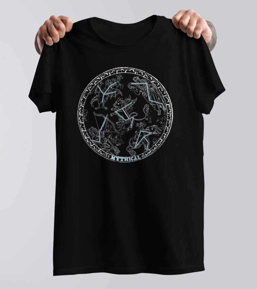 Mythical Celestial Creatures Constellation T-Shirt