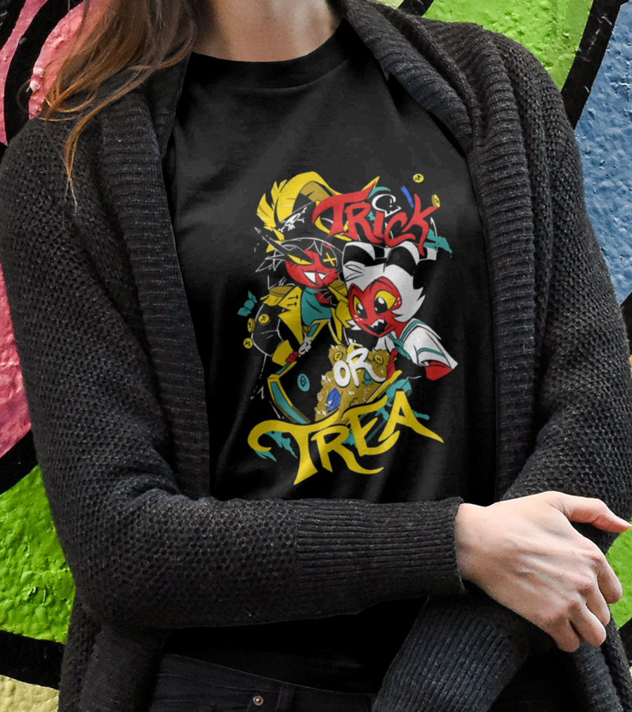 Moxxie Millie Trick Or Treat Halloween Characters T-Shirt