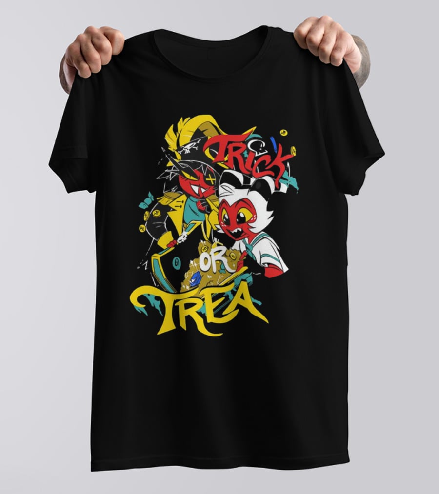 Moxxie Millie Trick Or Treat Halloween Characters T-Shirt