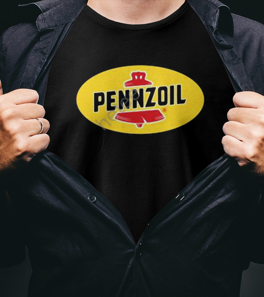 Ryan Blaney Pennzoil Racing Enthusiast Oval T-Shirt
