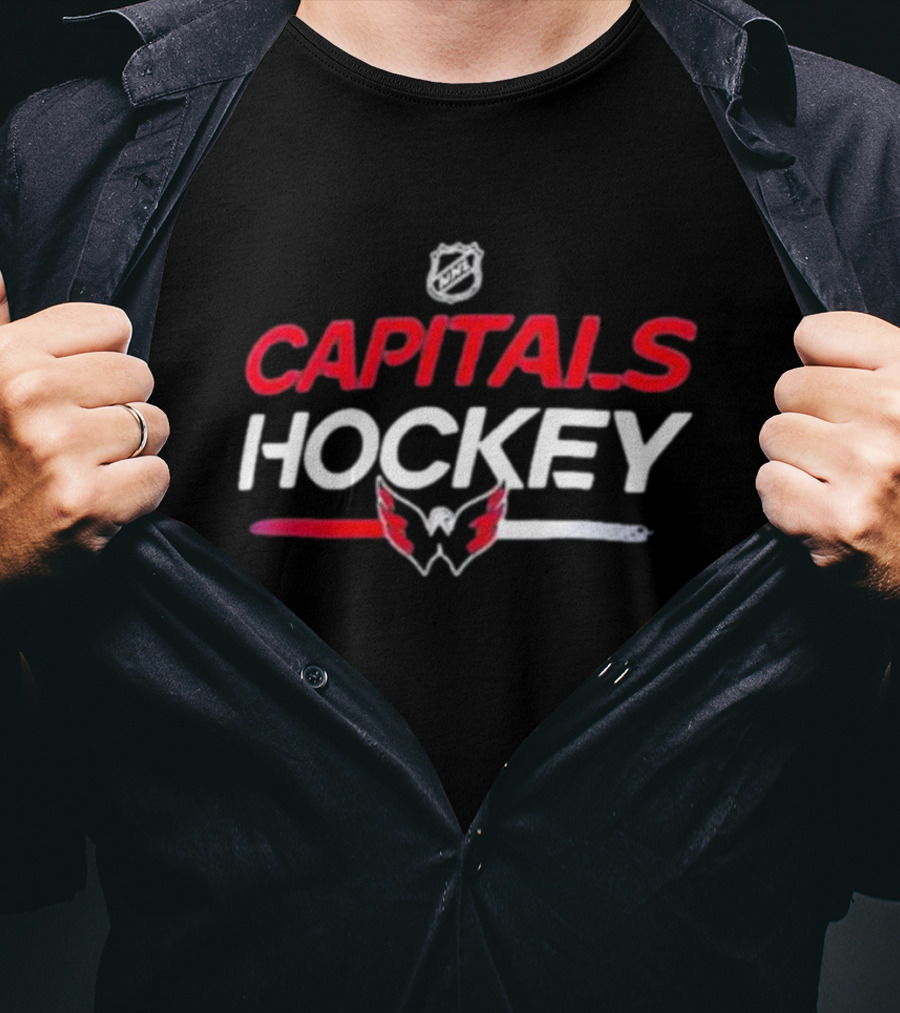 Washington Capitals Hockey Authentic Pro Primary NHL T-Shirt
