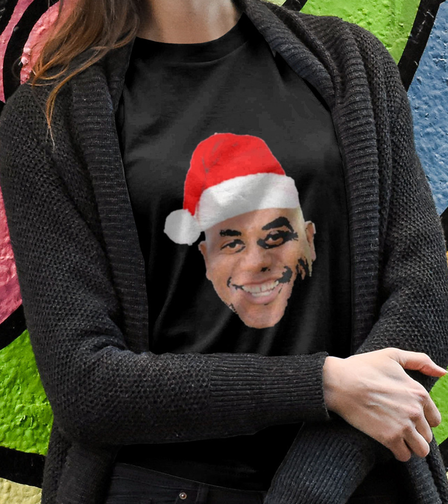 Winter Christmas Ainsley Meme Santa Hat T-Shirt