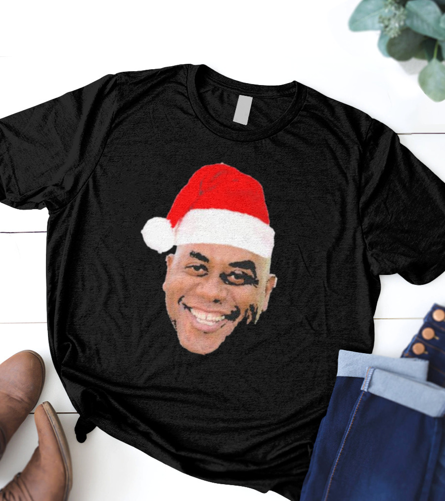 Winter Christmas Ainsley Meme Santa Hat T-Shirt