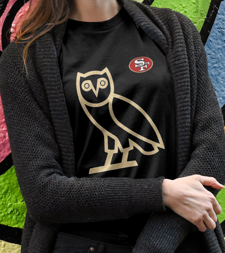 San Francisco 49ers SF Ovo Owl Scarlet T-Shirt