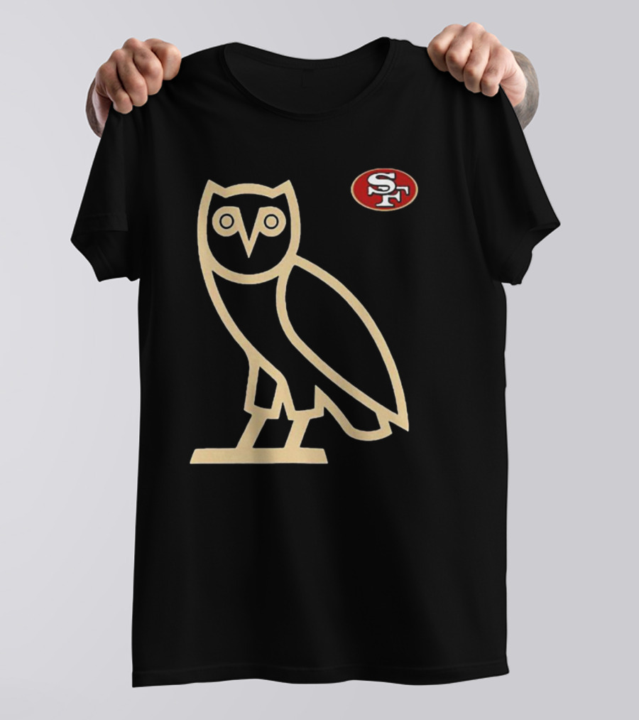 San Francisco 49ers SF Ovo Owl Scarlet T-Shirt