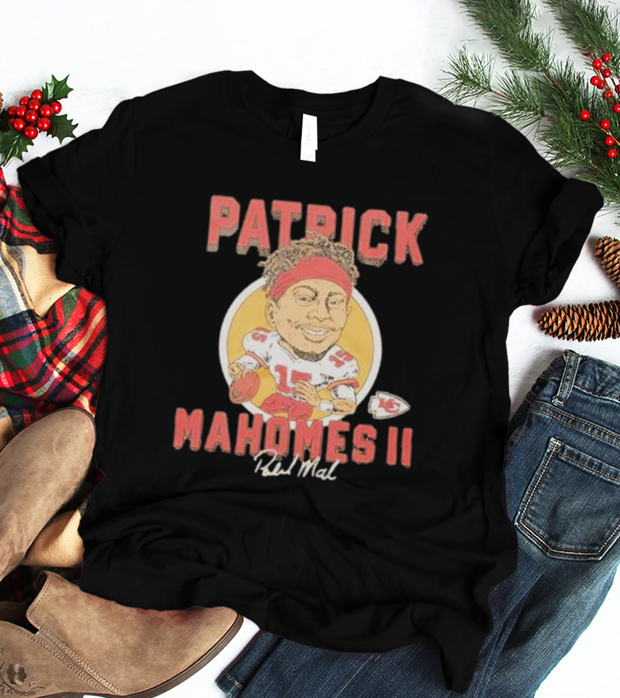 Patrick Mahomes II Red Mal Chiefs Signature T-Shirt