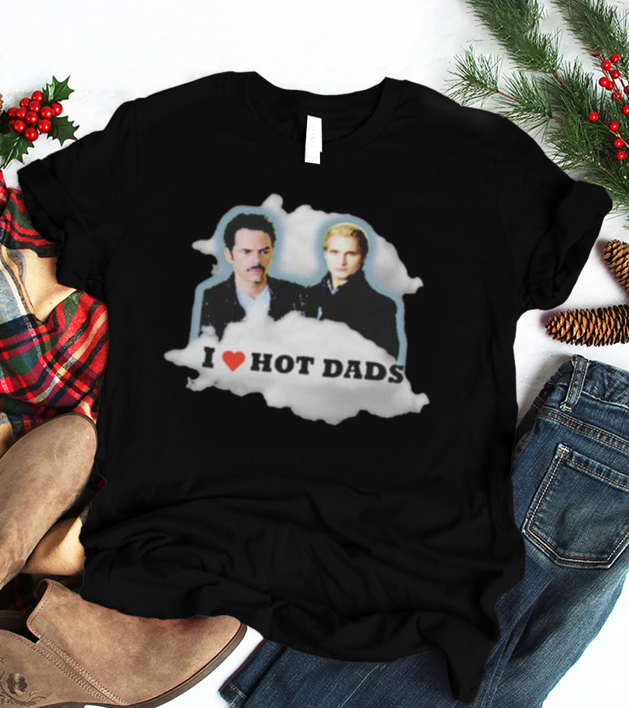 I Heart Hot Dads With Actors In Suits T-Shirt