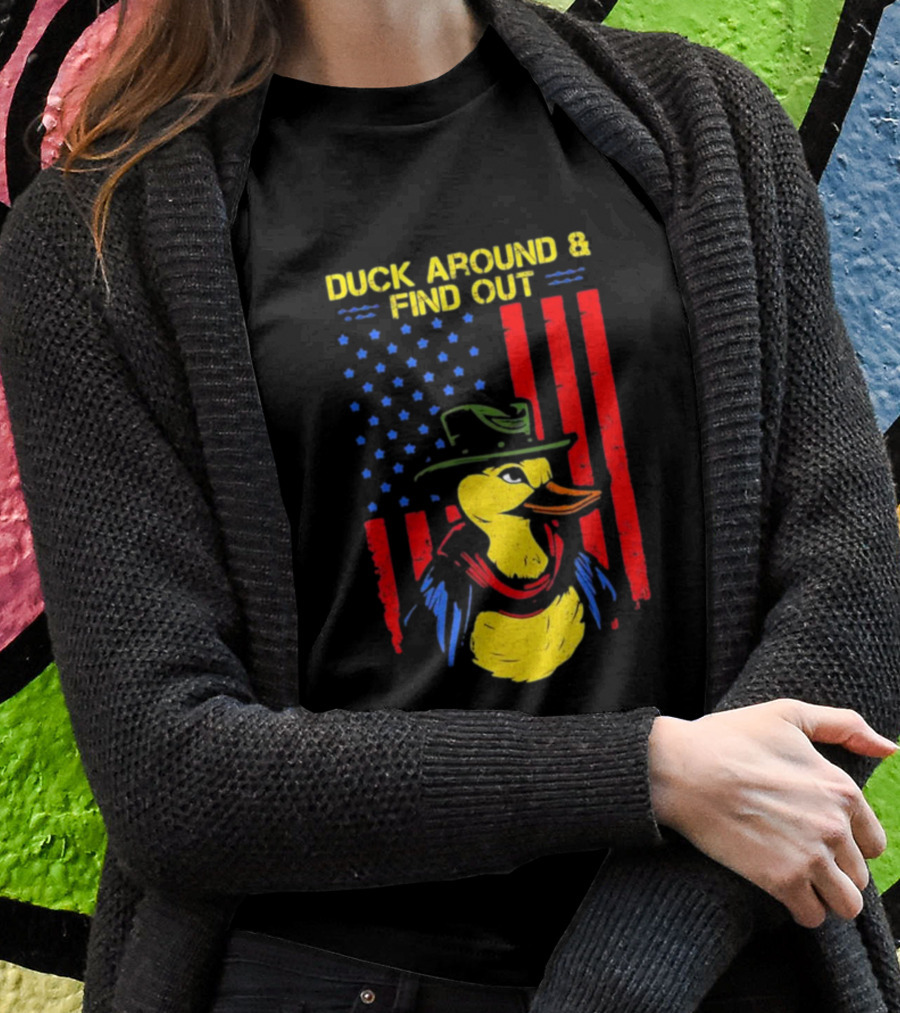 Oregon Duck Around And Find Out Patriotic T-Shirt