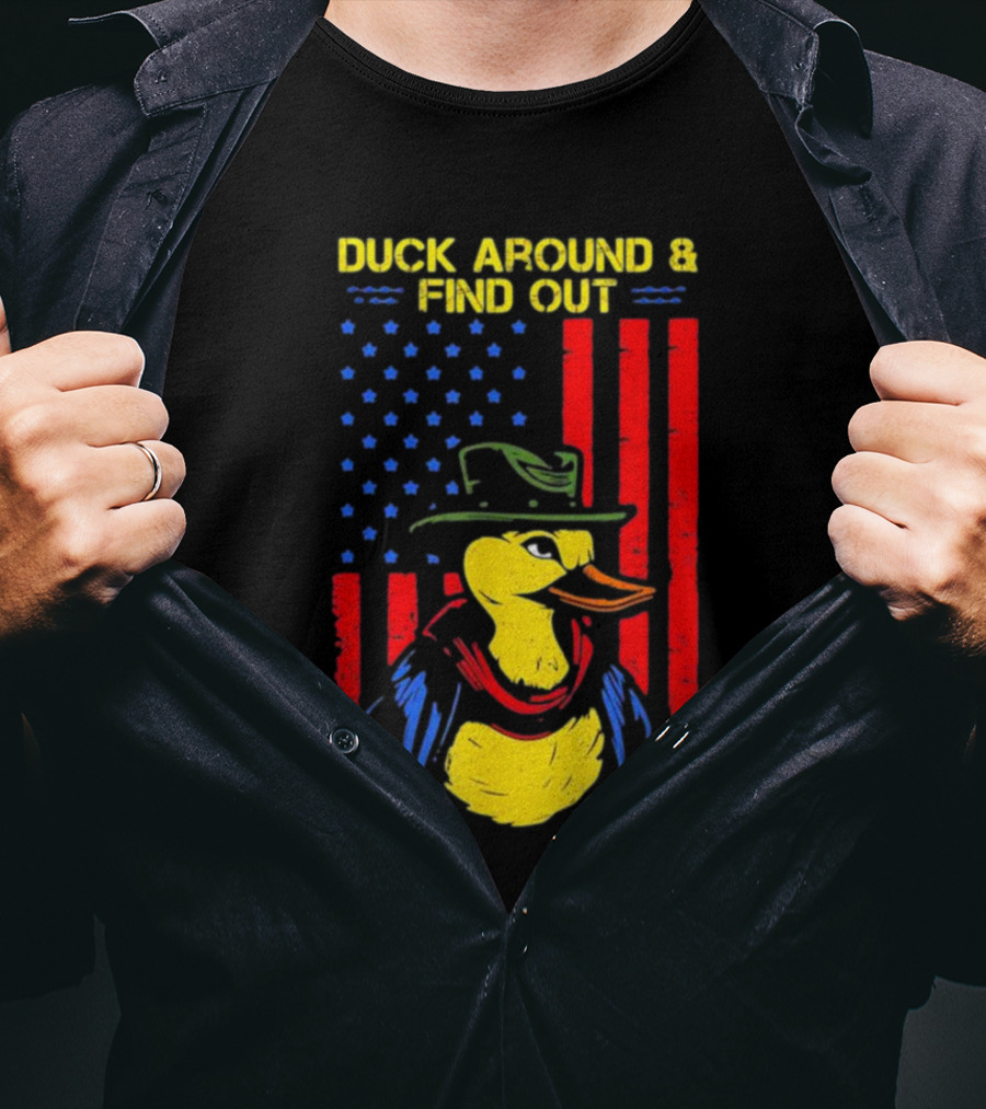 Oregon Duck Around And Find Out Patriotic T-Shirt