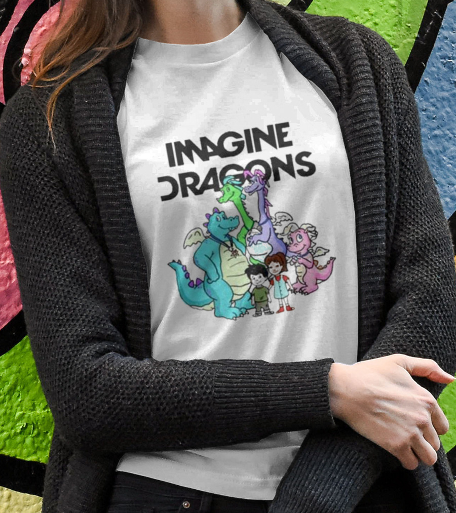 Imagine Dragons Dinosaur Band Group T-Shirt