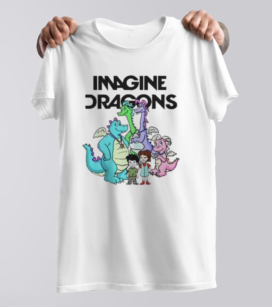 Imagine Dragons Dinosaur Band Group T-Shirt