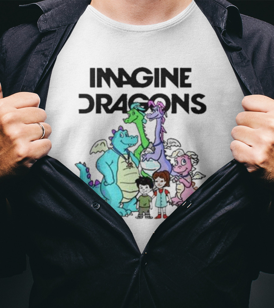 Imagine Dragons Dinosaur Band Group T-Shirt