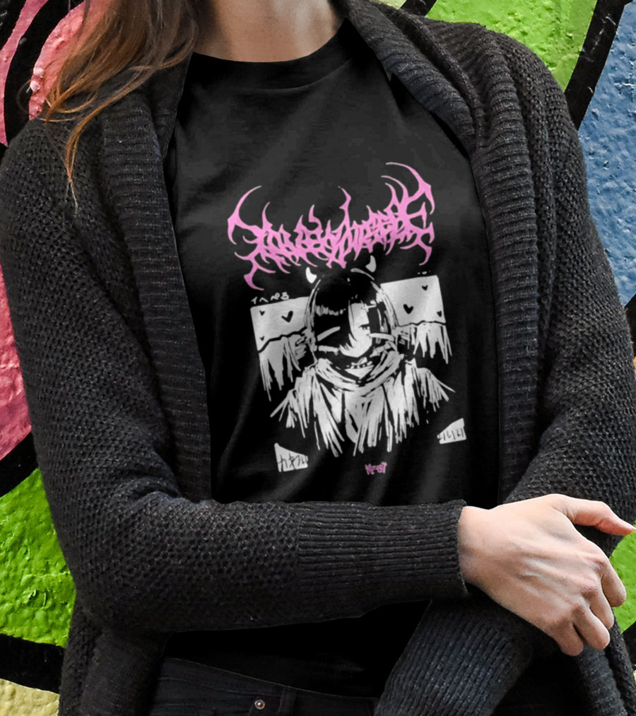 Loveyourself Gothic Anime Aesthetic Hearts T-Shirt