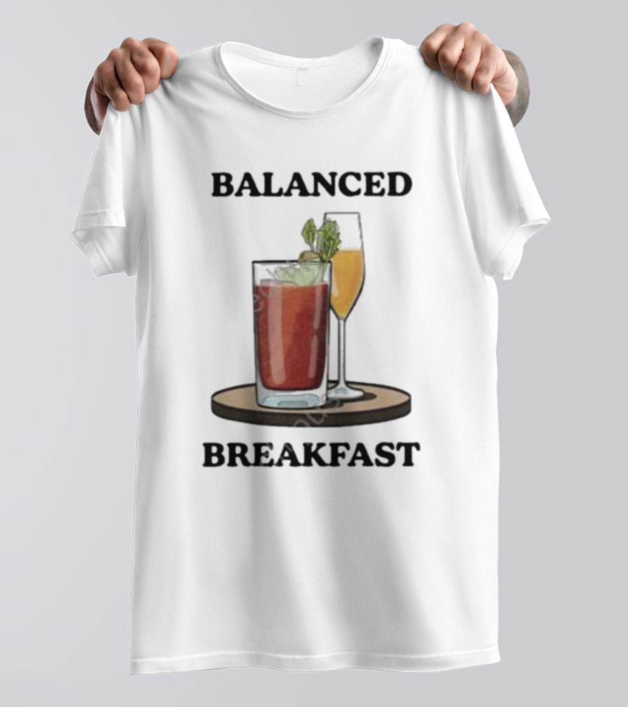 Balanced Breakfast Bloody Mary Mimosa Duo T-Shirt