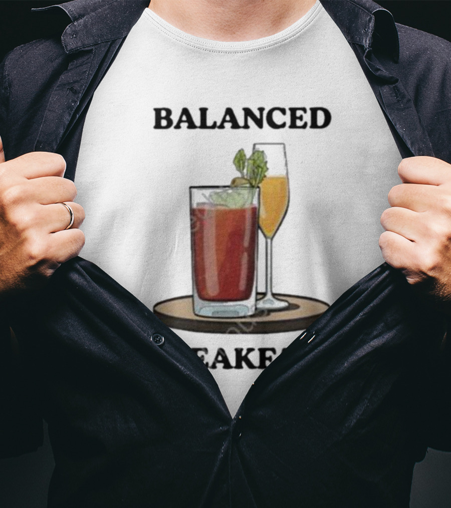 Balanced Breakfast Bloody Mary Mimosa Duo T-Shirt