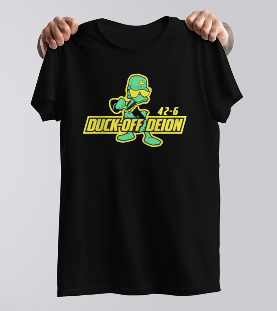 Duck-Off Deion 42-6 Oregon College Football T-Shirt