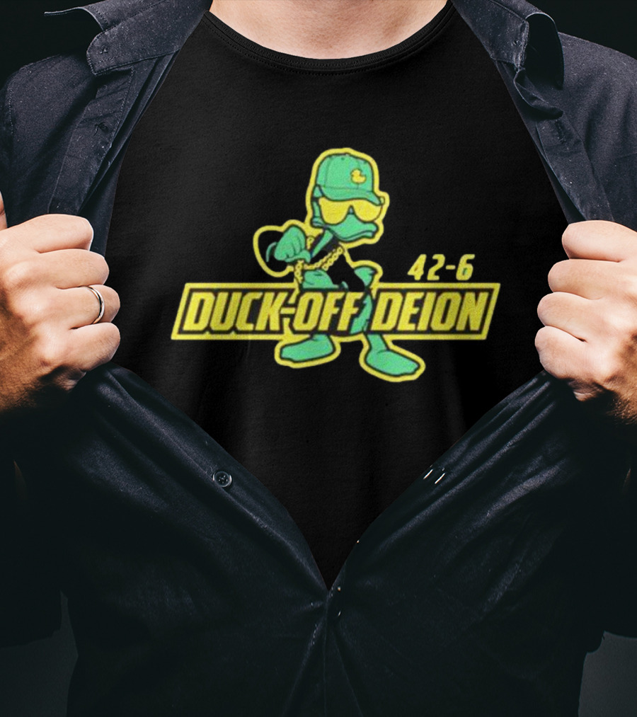 Duck-Off Deion 42-6 Oregon College Football T-Shirt
