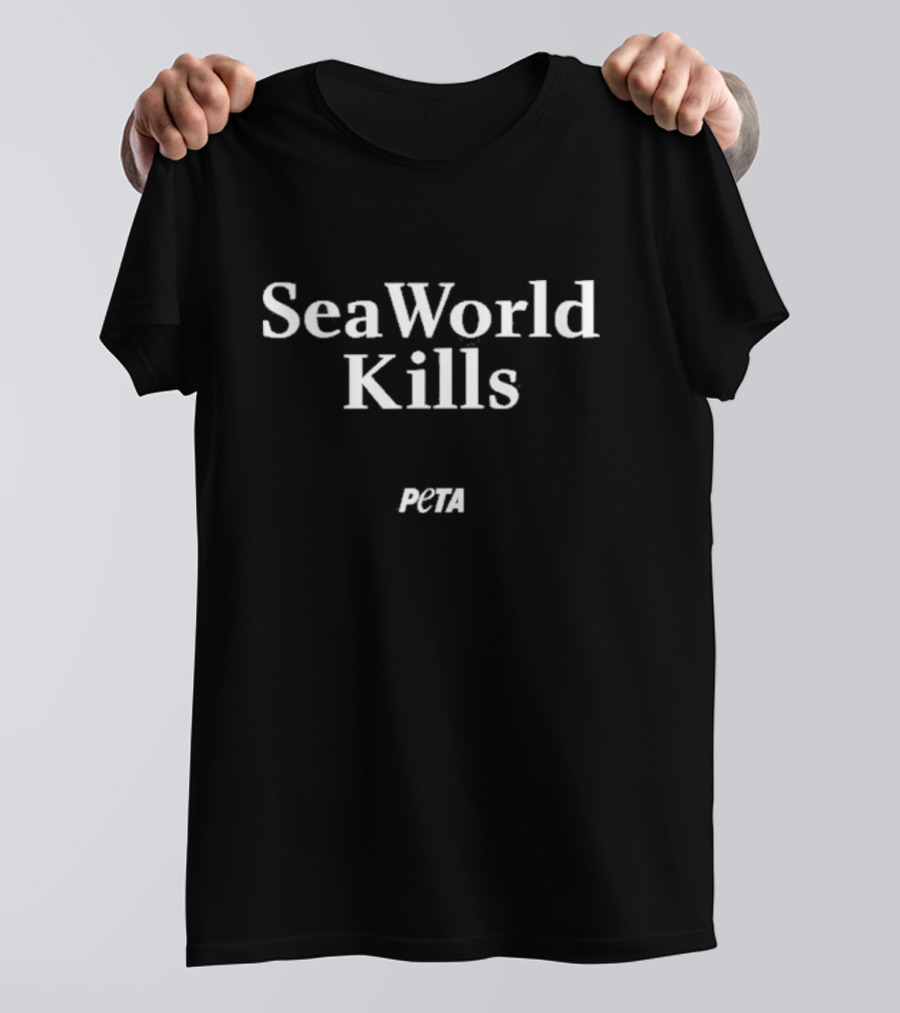 SeaWorld Kills PETA Campaign T-Shirt