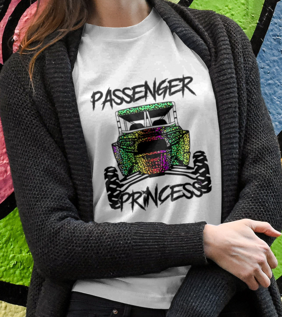 Passenger Princess Colorful Off-Road UTV T-Shirt